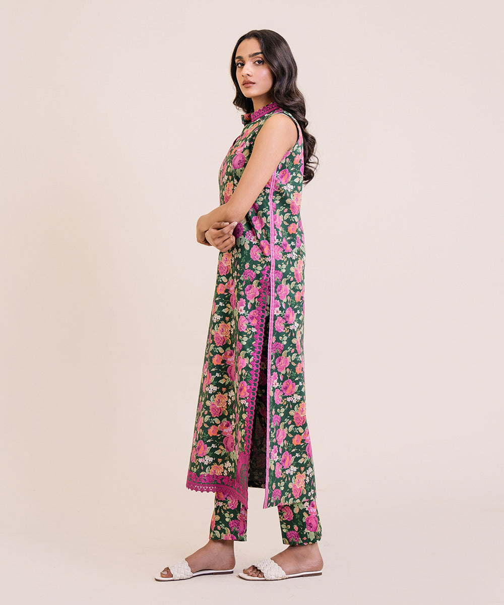 2 Piece - Embroidered Lawn Suit Online in USA