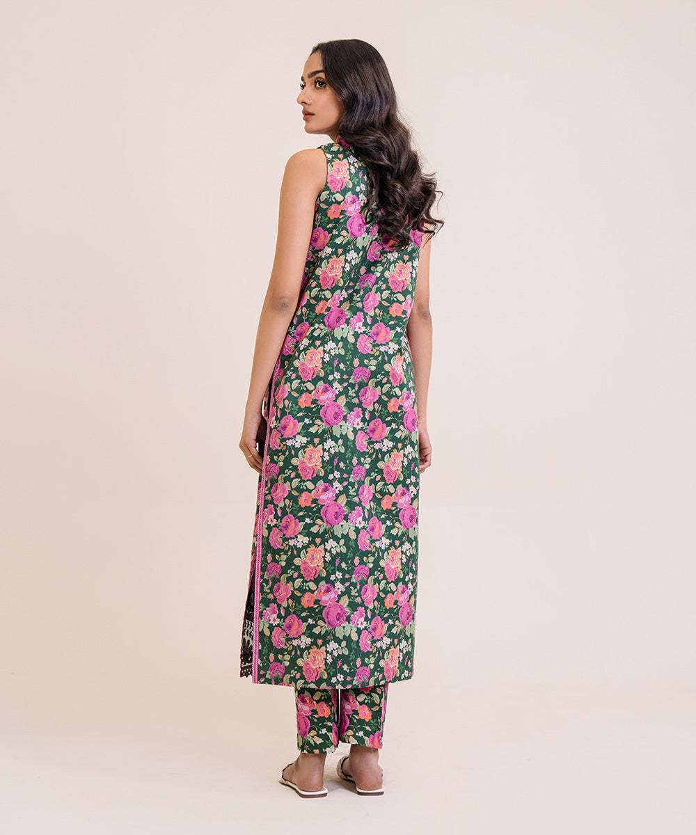 2 Piece - Embroidered Lawn Suit Online in USA