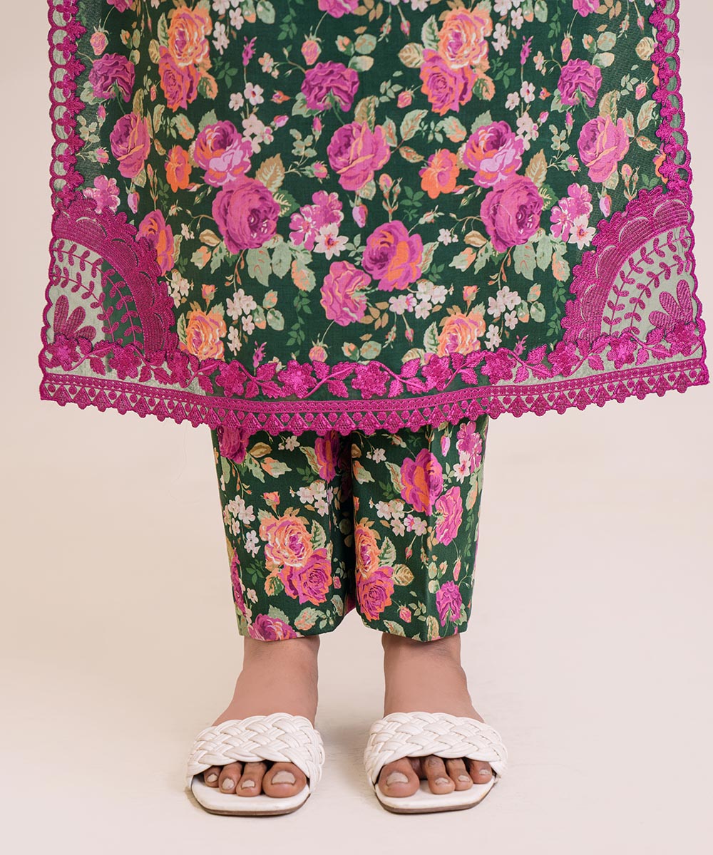 2 Piece - Embroidered Lawn Suit Online in USA