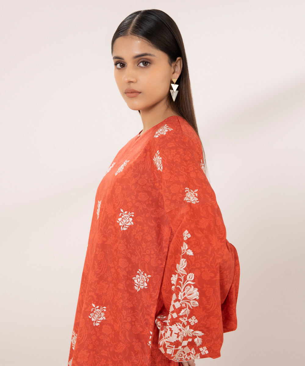 2-Piece Embroidered Lawn Suit - Shop Now