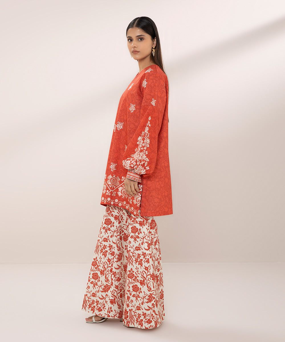 2-Piece Embroidered Lawn Suit - Shop Now