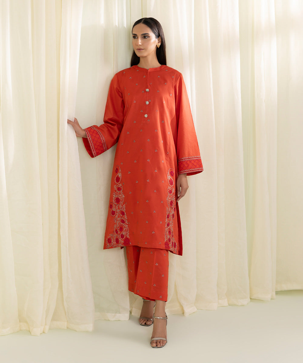 2 Piece Embroidered Lawn Suit