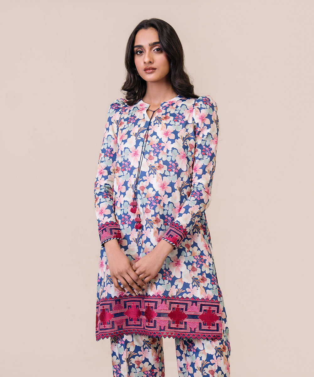 2 Piece - Lawn Suit with Embroidery