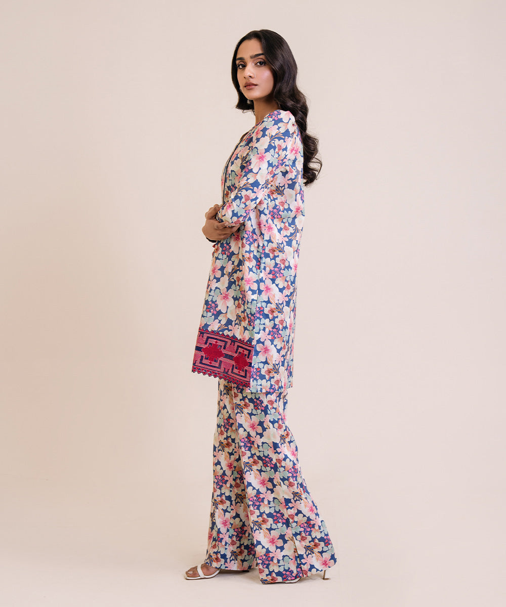 2 Piece - Lawn Suit with Embroidery