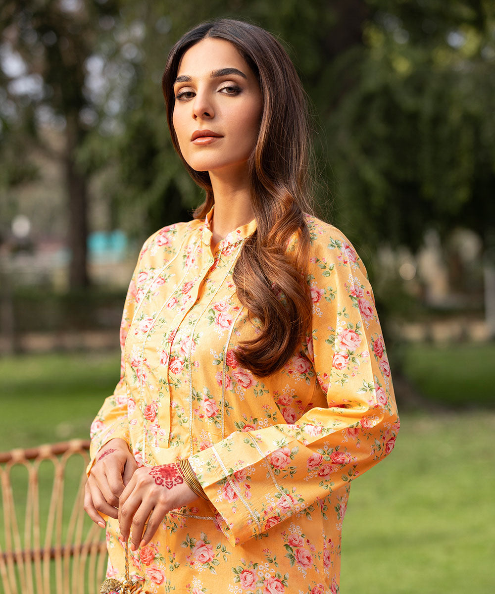 2 Piece Print Lawn Suit