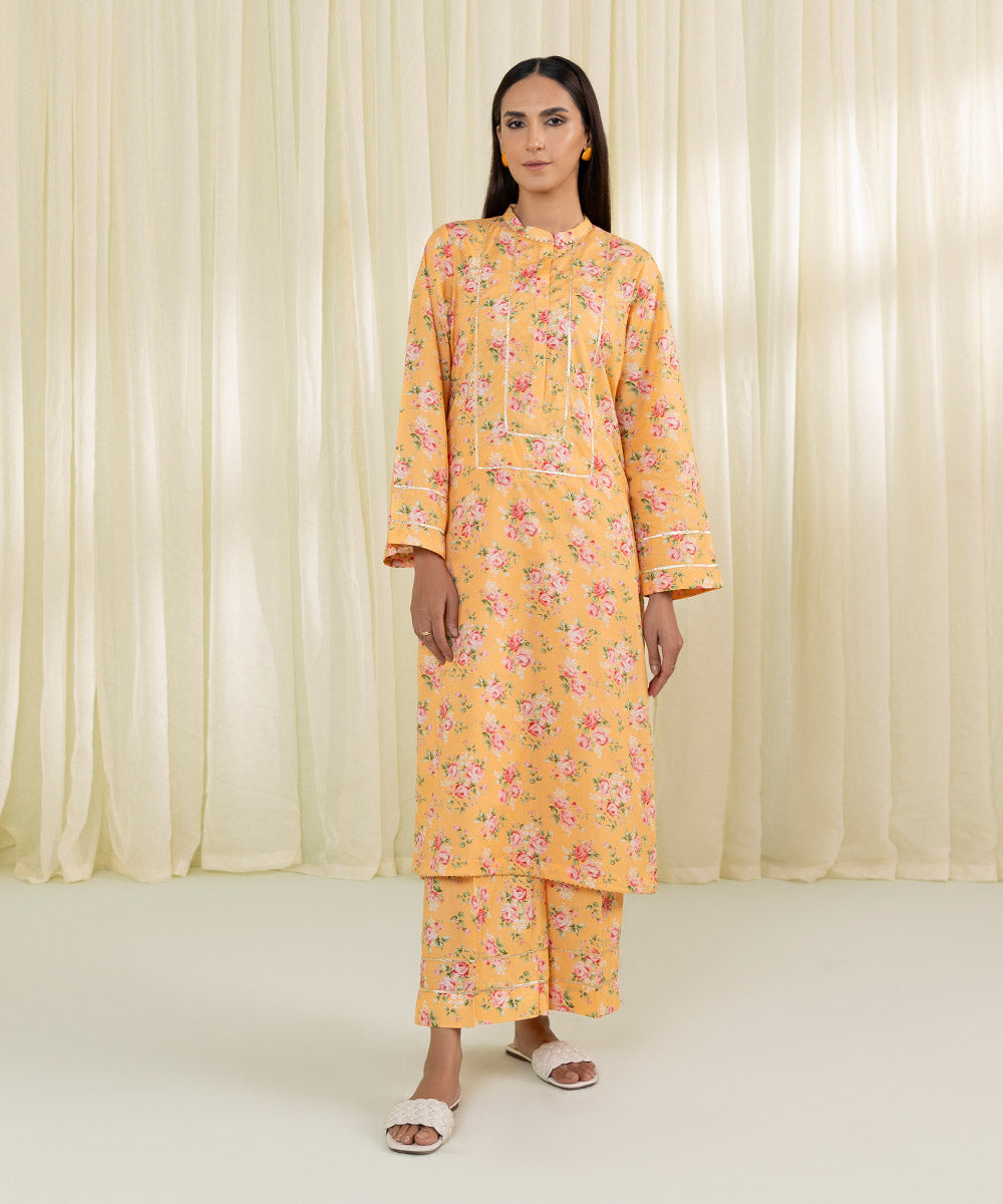 2 Piece Print Lawn Suit