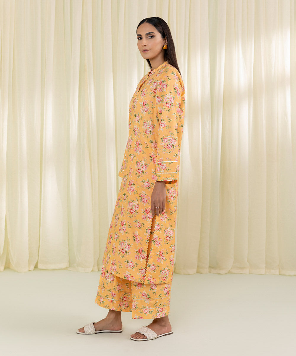 2 Piece Print Lawn Suit