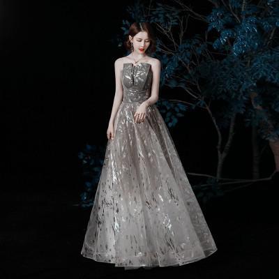 3 Colored Evening Dress - Elegant and Royal Collection