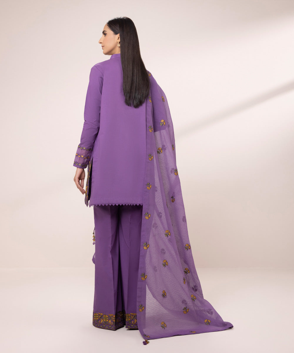 3 Piece Lawn Suit with Exquisite Embroidery