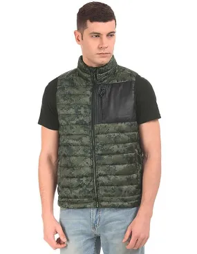 Aeropostale Printed Gilet Jacket - Shop Now