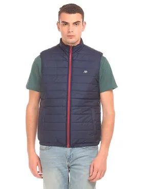 Aeropostale Quilted Reversible Vest Jacket