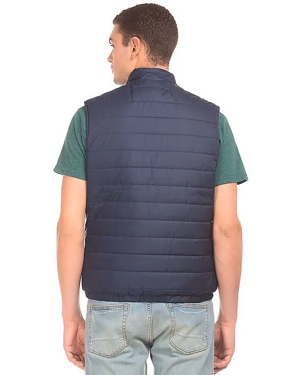 Aeropostale Quilted Reversible Vest Jacket