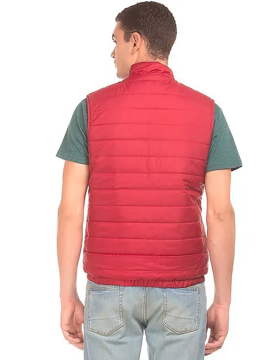 Aeropostale Quilted Reversible Vest Jacket