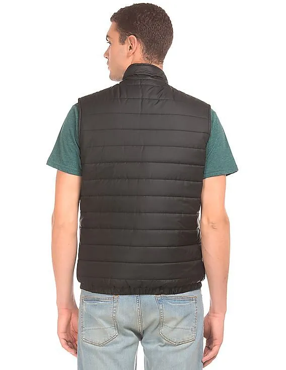 Aeropostale Gilet Jacket with Reversible Quilted Design