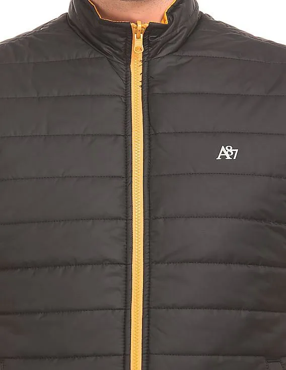 Aeropostale Gilet Jacket with Reversible Quilted Design