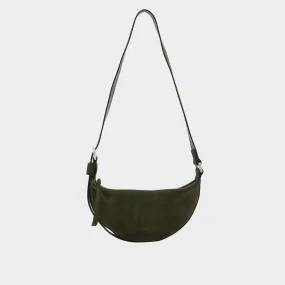 Half Moon Crossbody Bag in Olive Green from ALLSAINTS