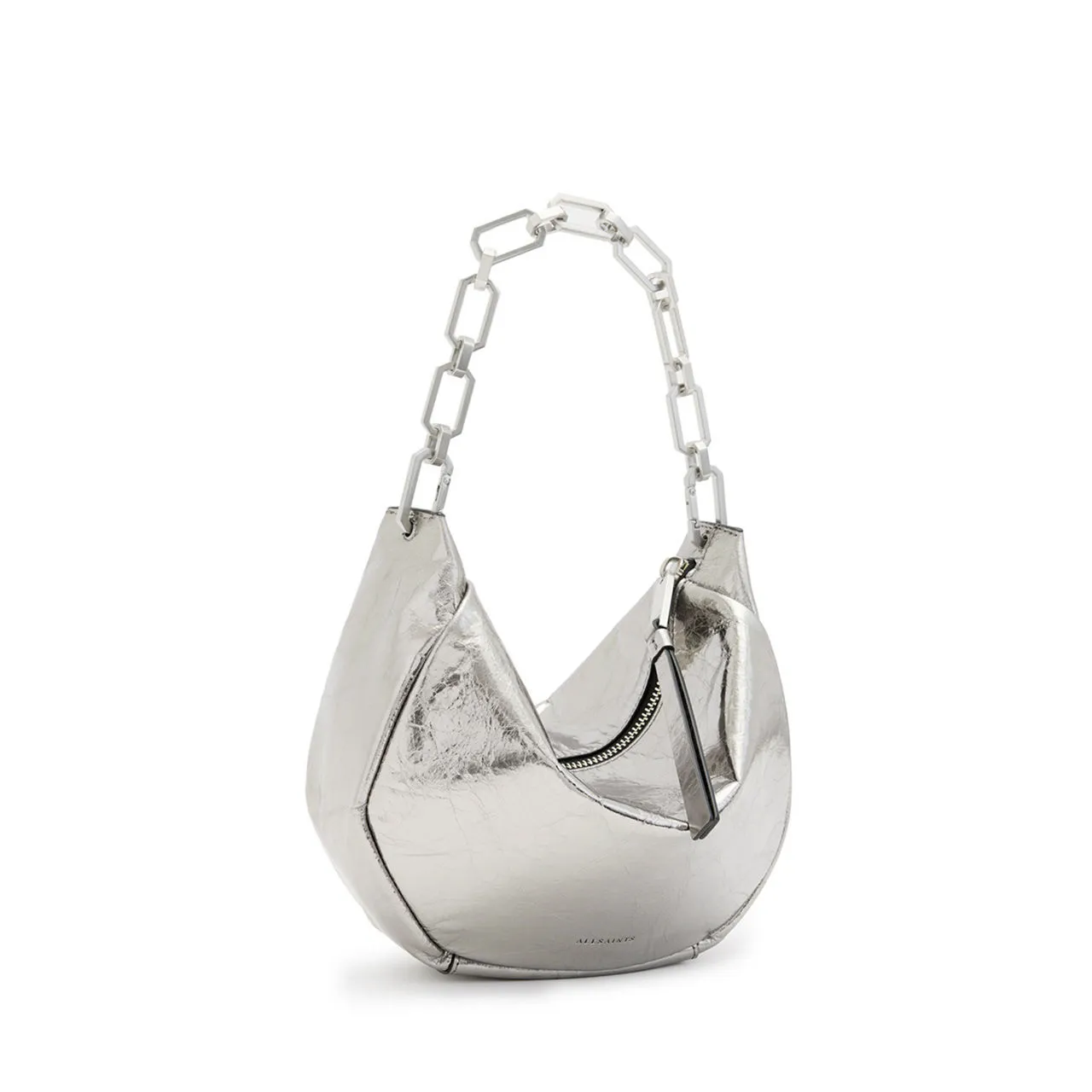 Gunmetal Grey ALLSAINTS Madea Mini Chain Bag