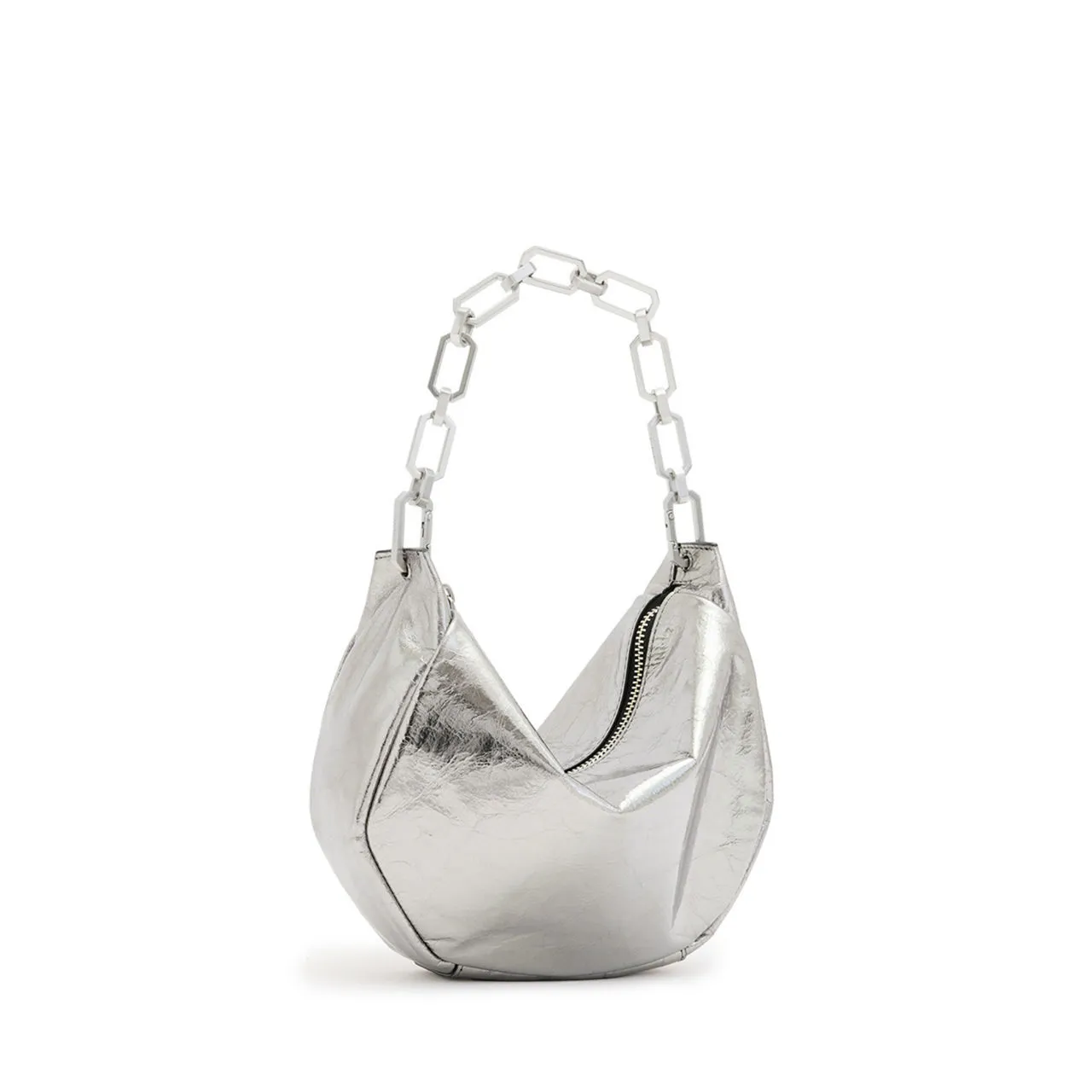 Gunmetal Grey ALLSAINTS Madea Mini Chain Bag