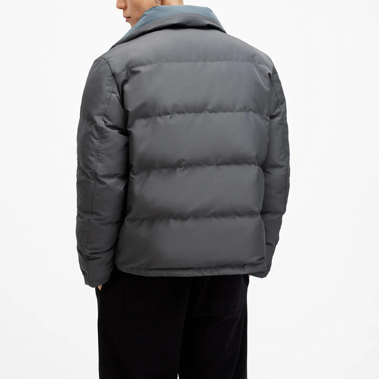 Blue Novern Puffer Jacket by ALLSAINTS