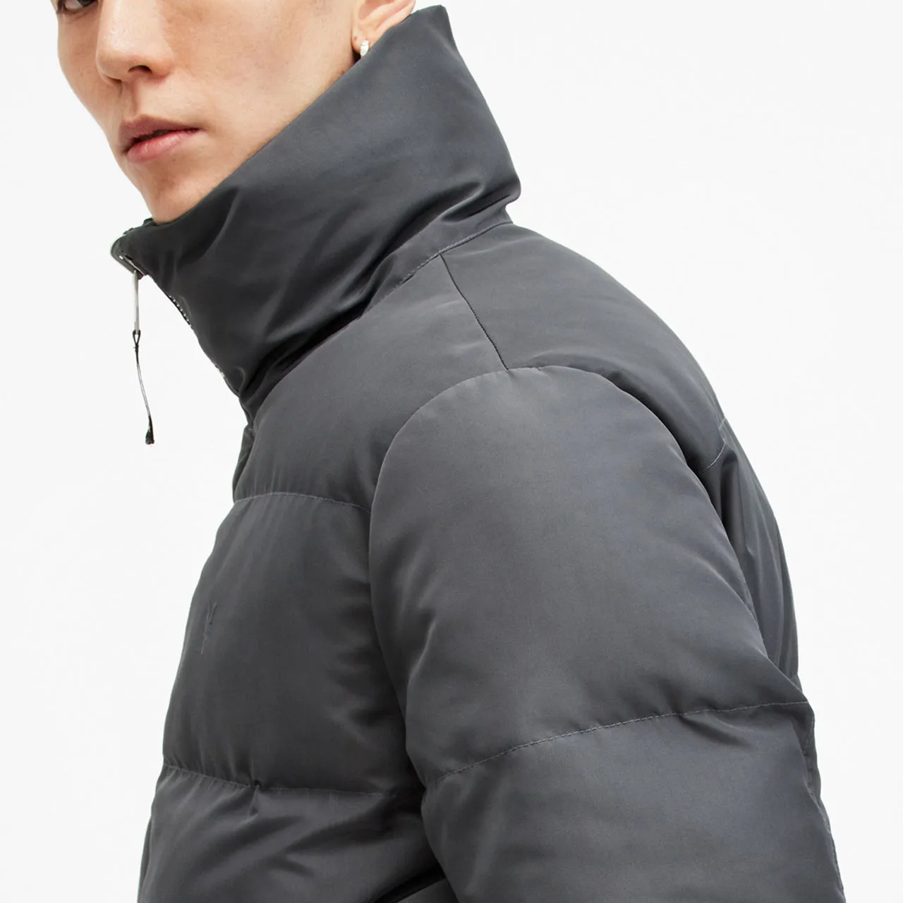 Blue Novern Puffer Jacket by ALLSAINTS