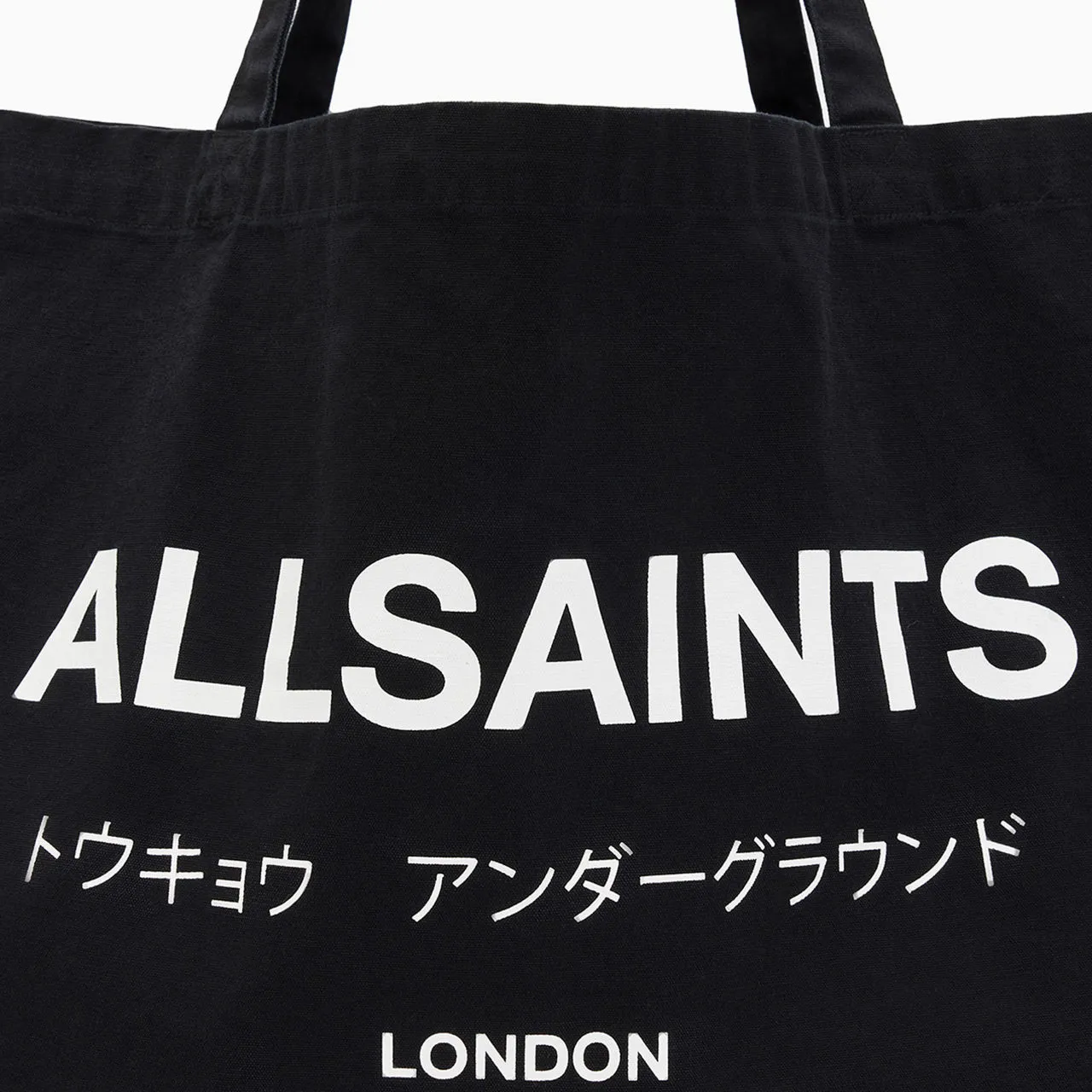 BlackChalk Underground Acid Logo Tote Bag by ALLSAINTS