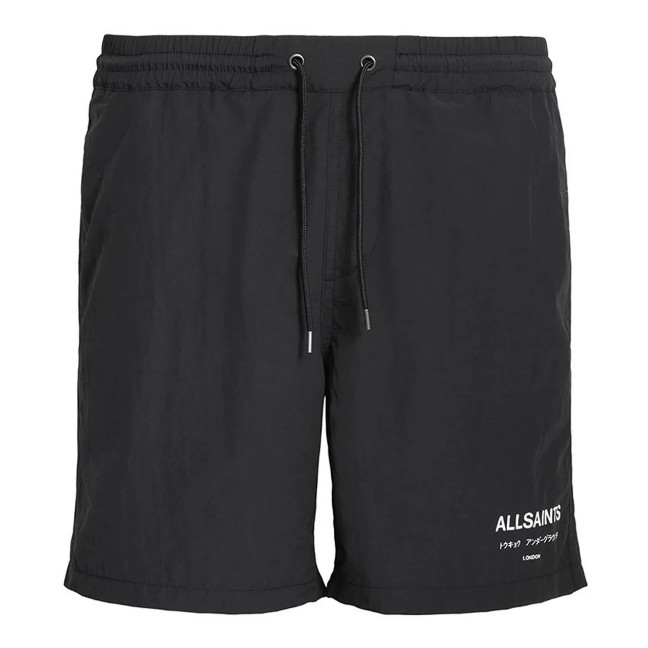 Black Underground Logo Swim Shorts by ALLSAINTS