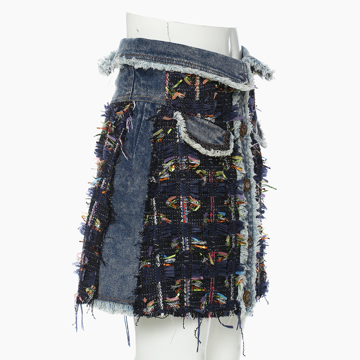 Ashore Store Denim Blend Mini Skirts