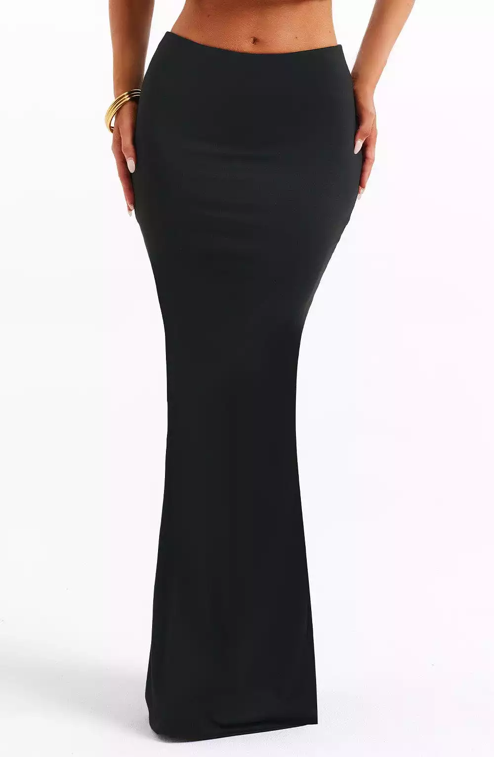 Astrid Black Maxi Skirt