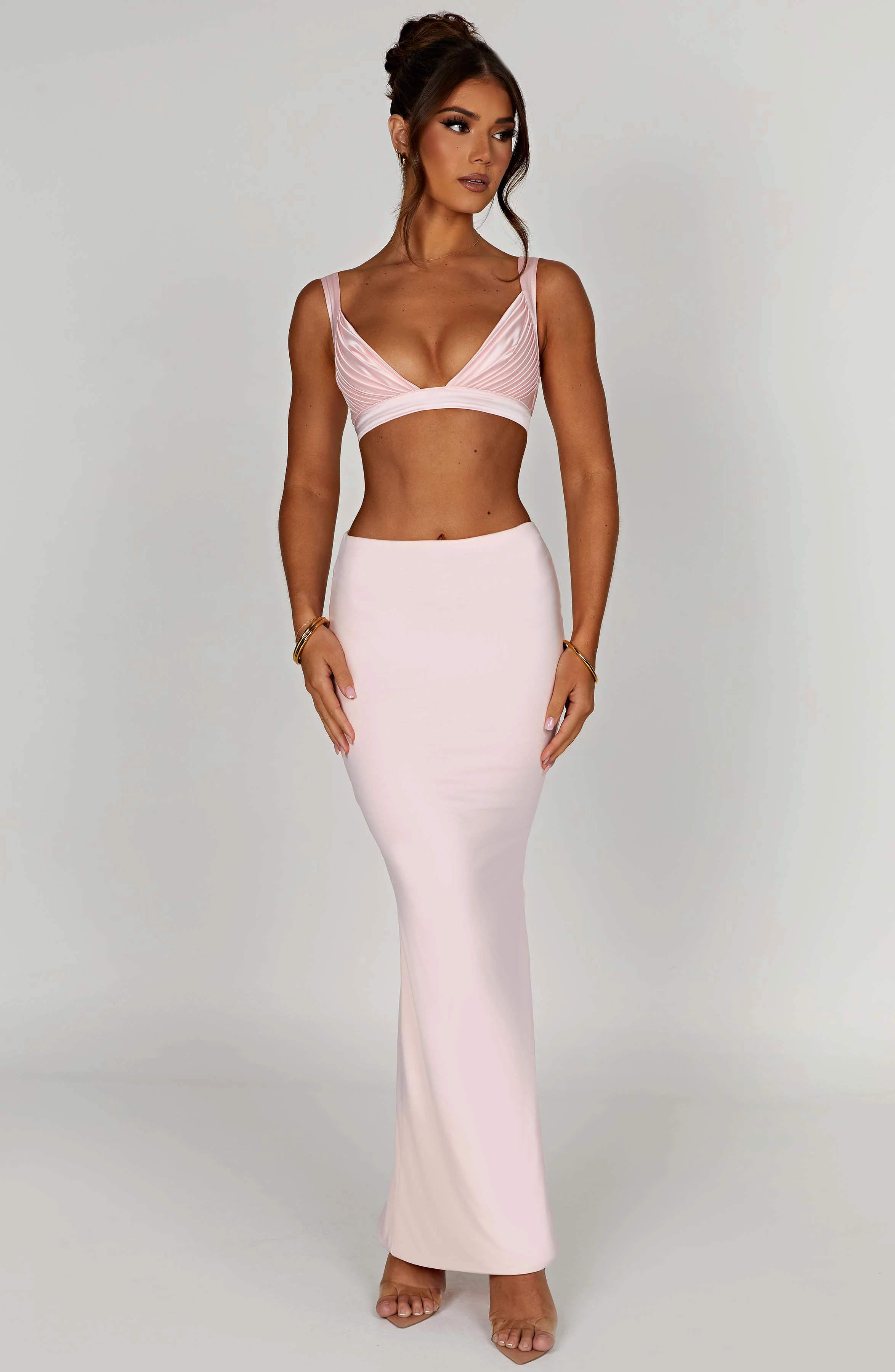 Astrid Maxi Skirt - Blush - Flattering and Stylish