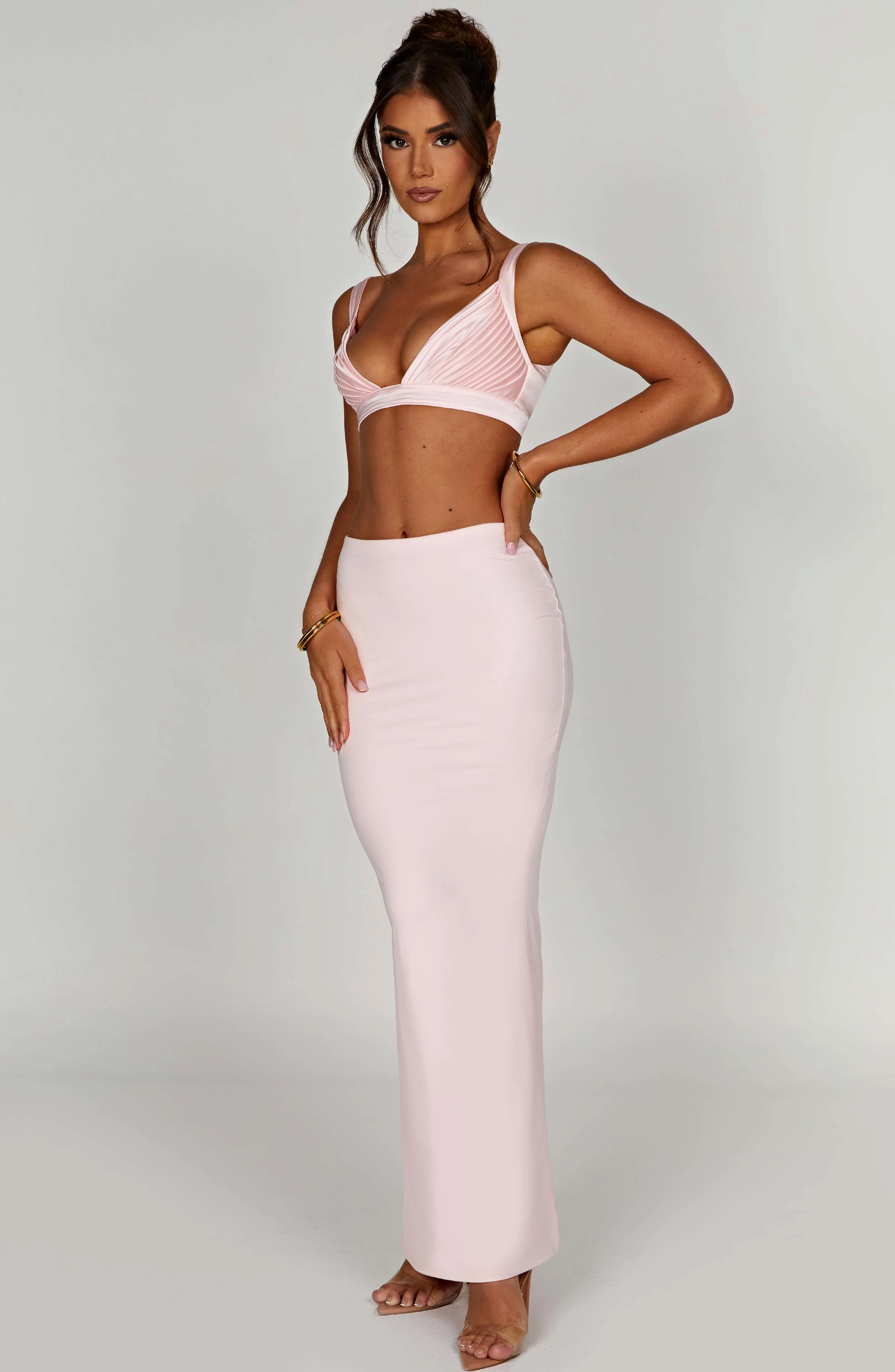 Astrid Maxi Skirt - Blush - Flattering and Stylish