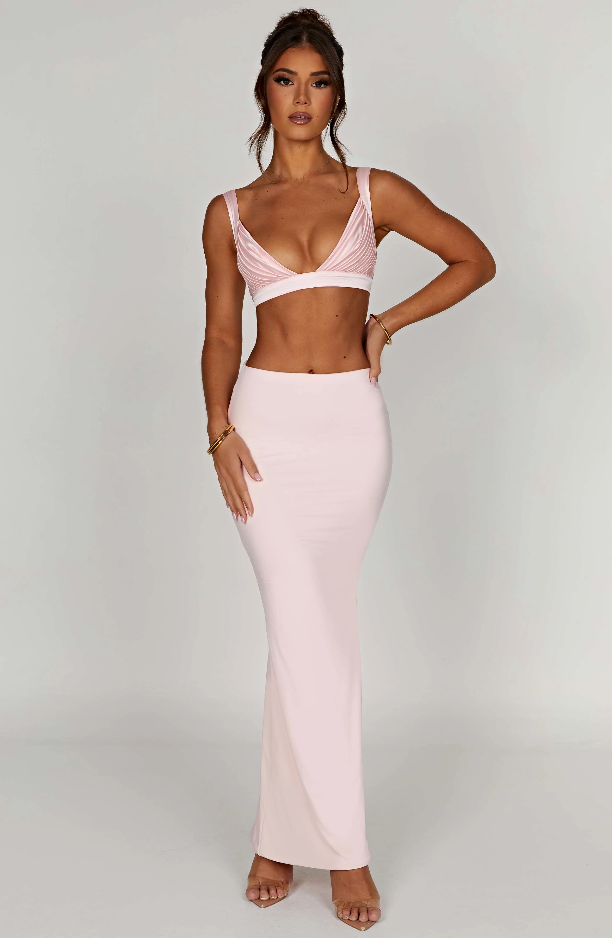 Astrid Maxi Skirt - Blush - Flattering and Stylish