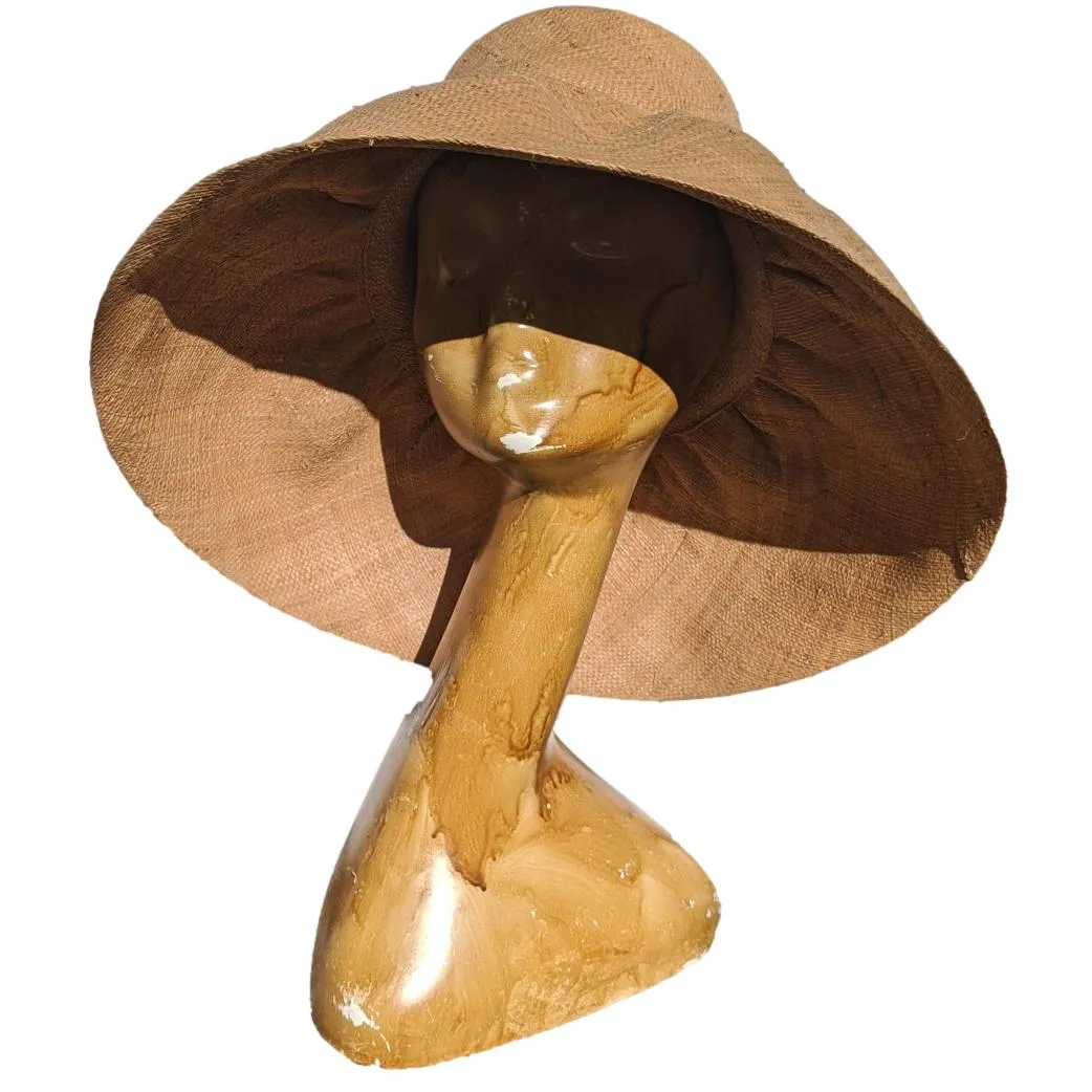 AUDREY - 5 Shapeable Wide Brim Raffia Hat in Tan - Shop Now!