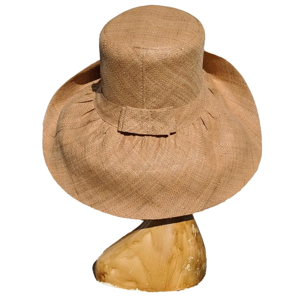 AUDREY - 5 Shapeable Wide Brim Raffia Hat in Tan - Shop Now!