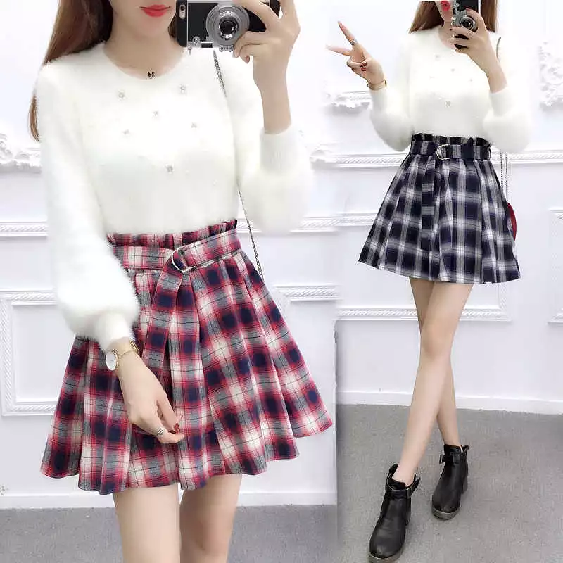 Autumn Plaid Tutu Skirt - AD12672