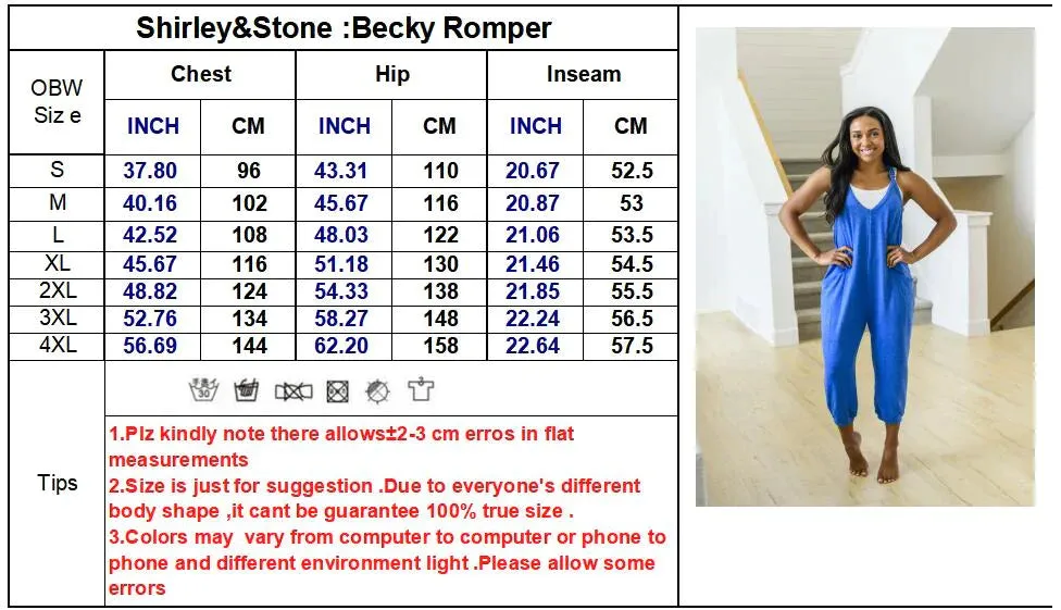 Becky Romper Fall Colors Preorder