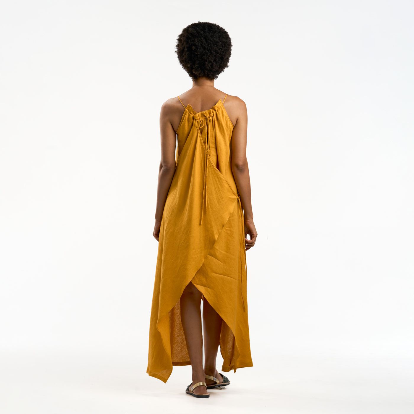 Bequia Ochre Dress for Women - Shop Now