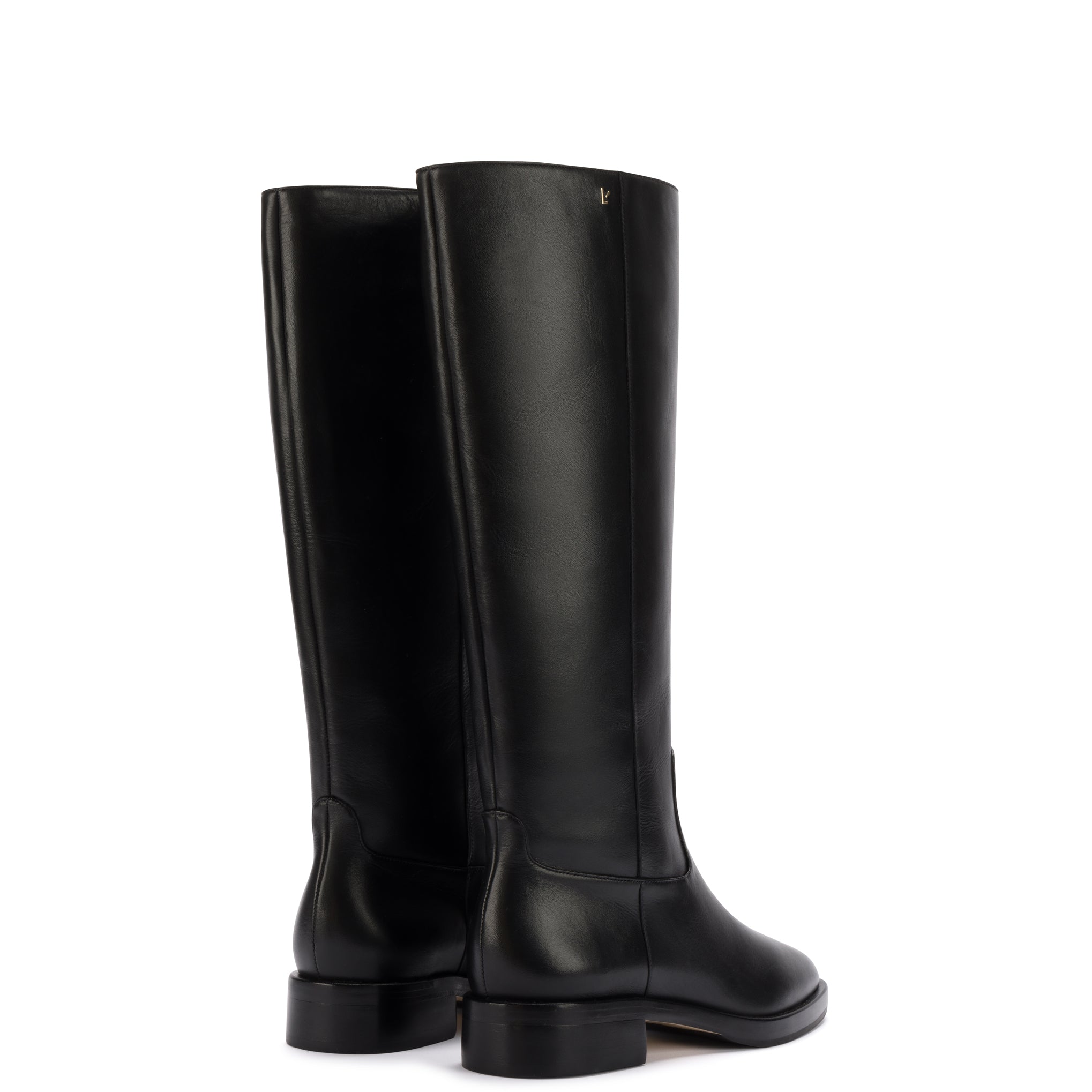 Black Leather Anne Boot