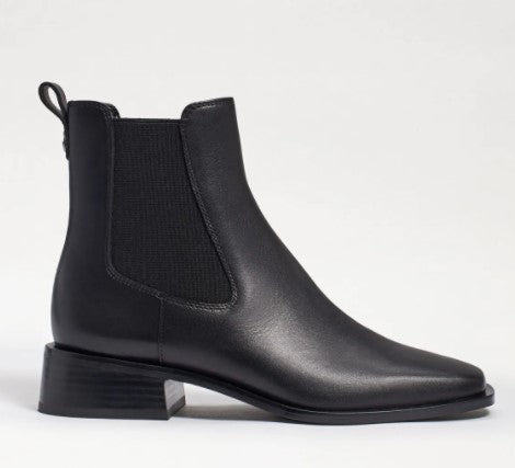 Black leather Thelma Chelsea Boot.