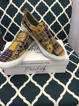 Blowfish Mustard Campus Canvas Shoes