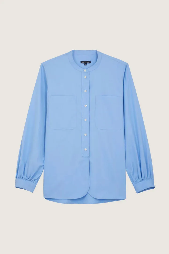 Blue Cotton Laurette Shirt | Buy Now