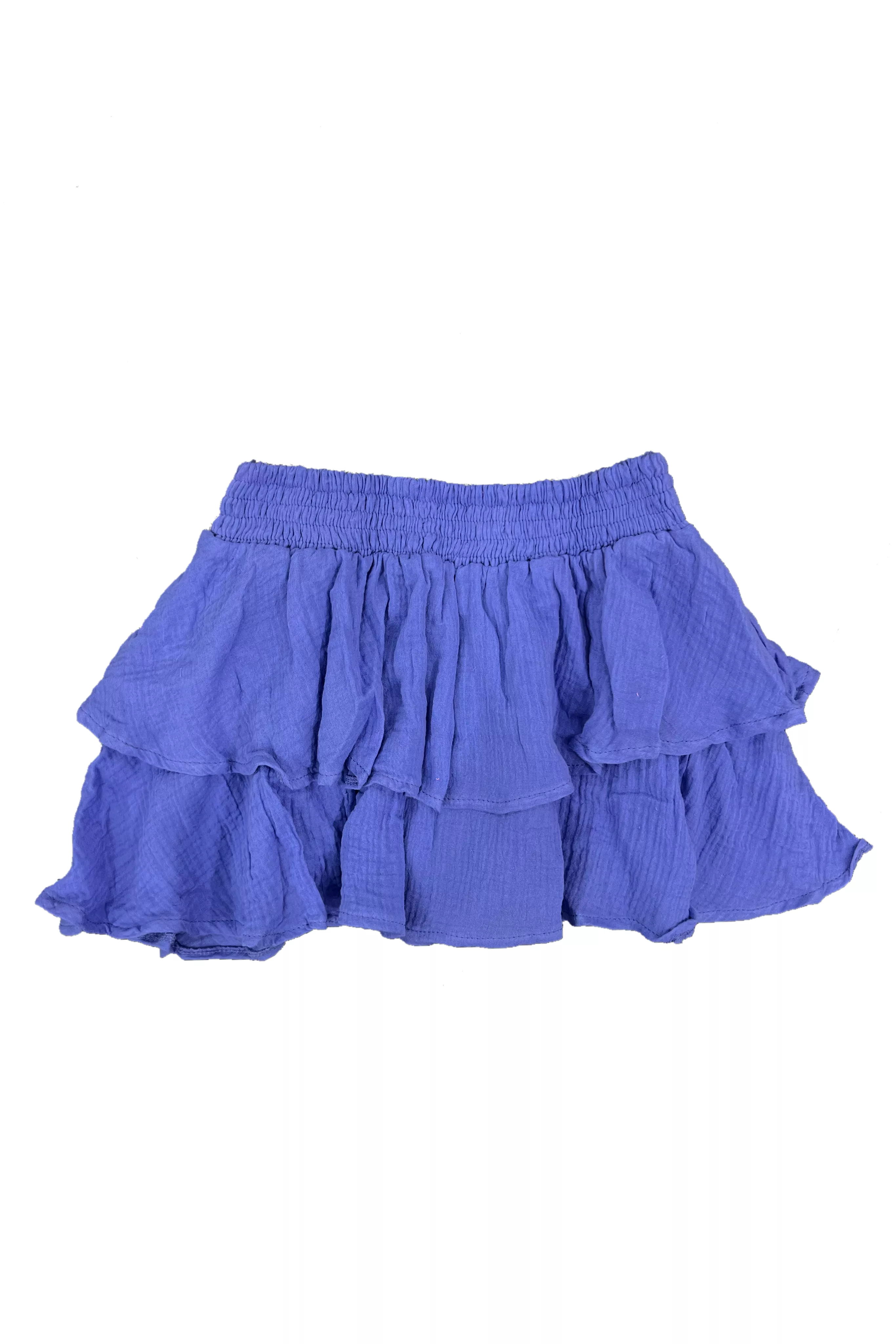 Blue Gauze Ruffle Skirt - Shop Now!