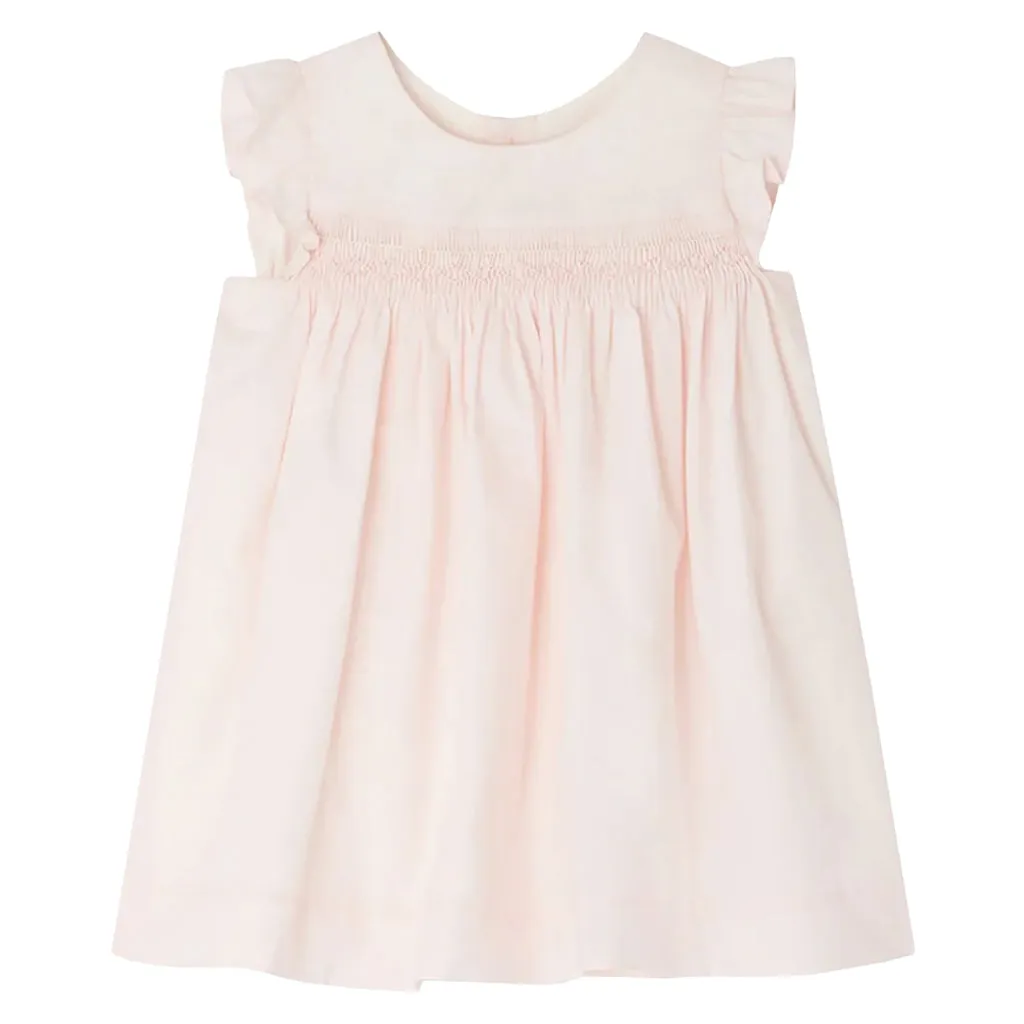 Bonpoint baby clothing dress in petal pink.