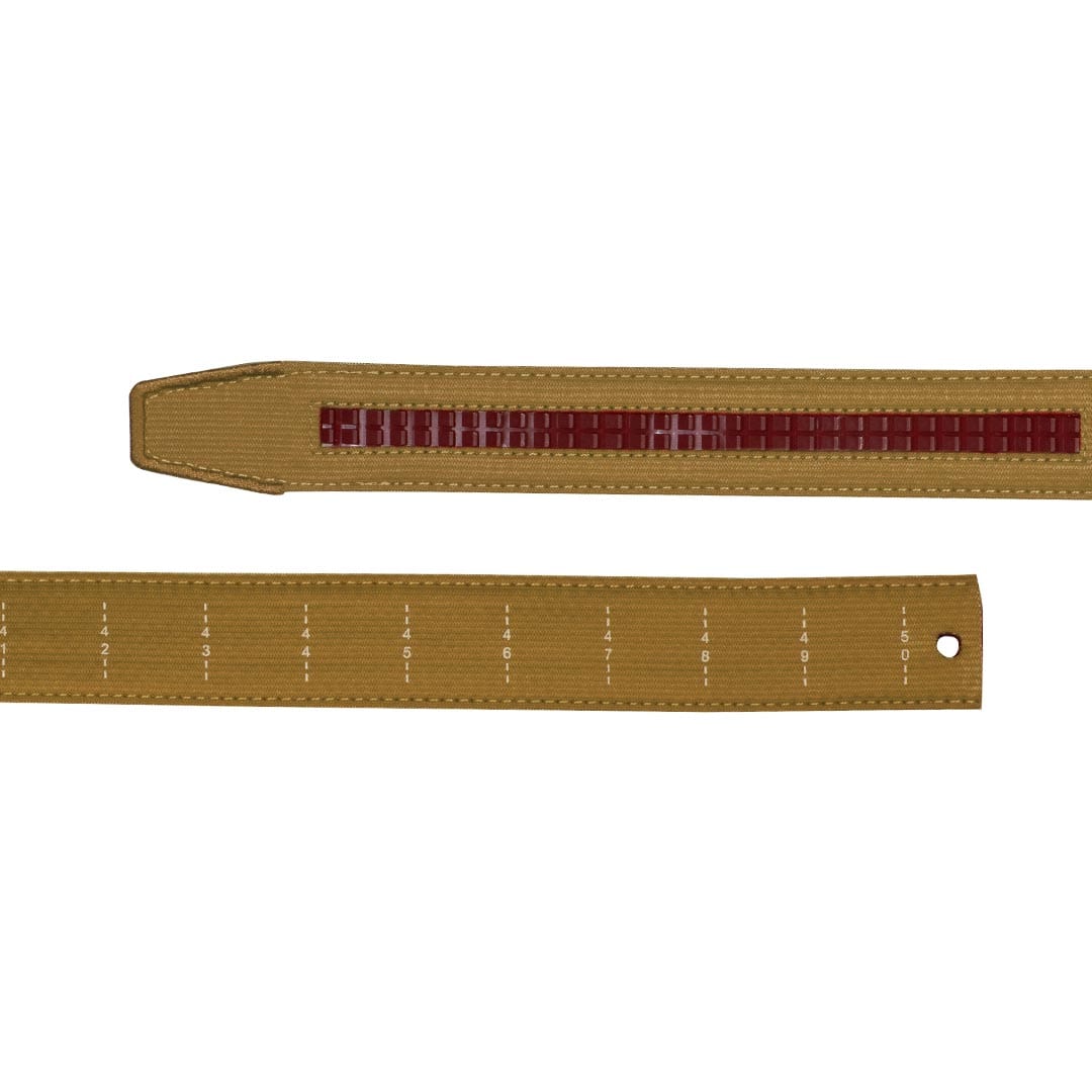 Braided Golf Belt - Tan, 1 3/8 Strap