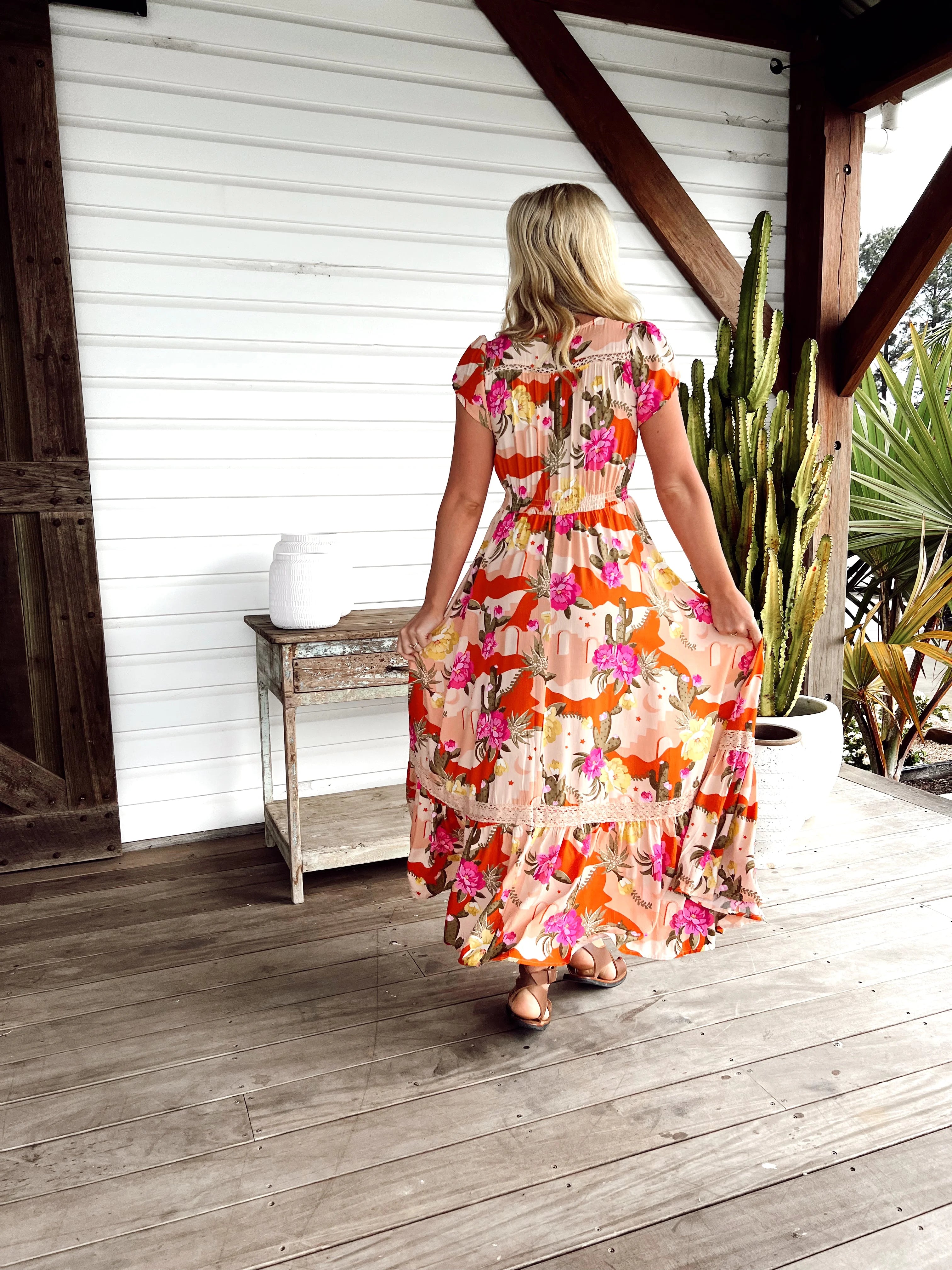 Carmen Maxi Dress from the Agave Collection