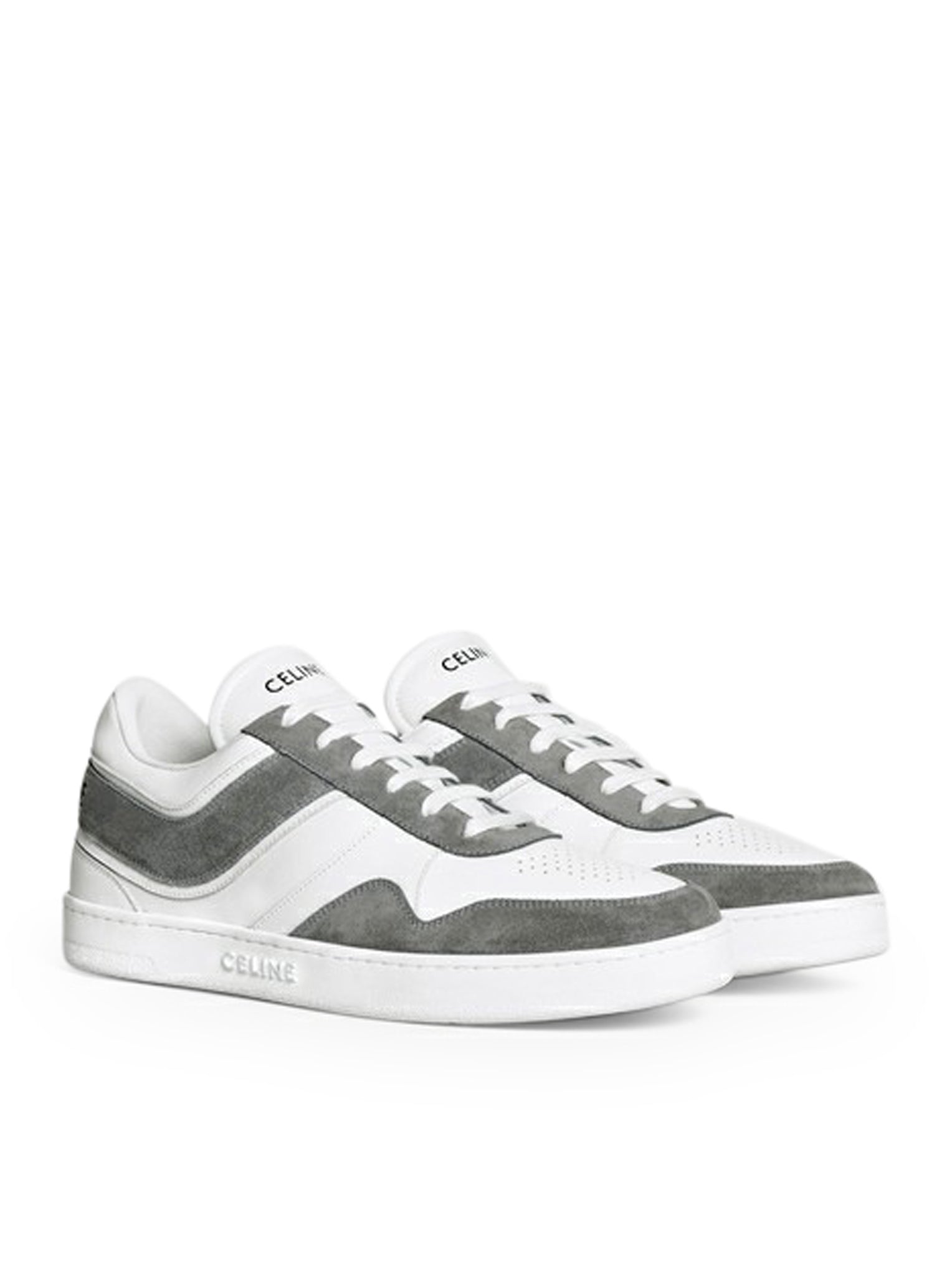 Celine Low Trainer Suede Calfskin Calf Leather Lace-up Sneaker