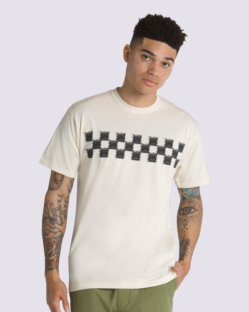 Checkerboard short sleeve shirt