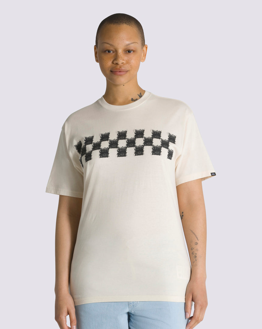 Checkerboard short sleeve shirt