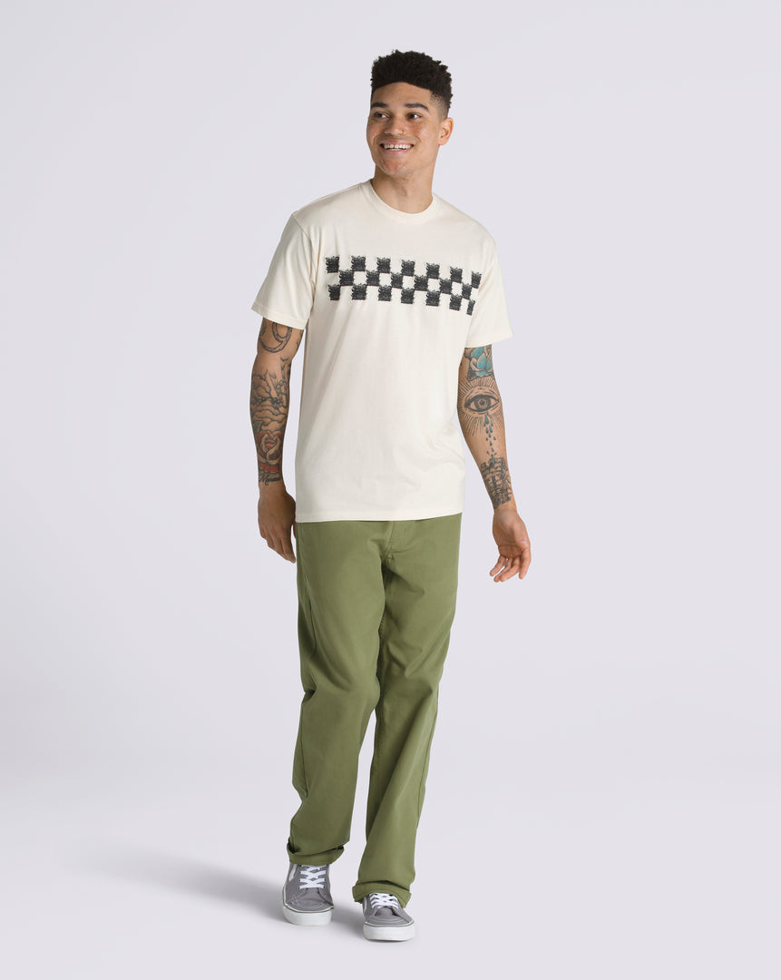 Checkerboard short sleeve shirt