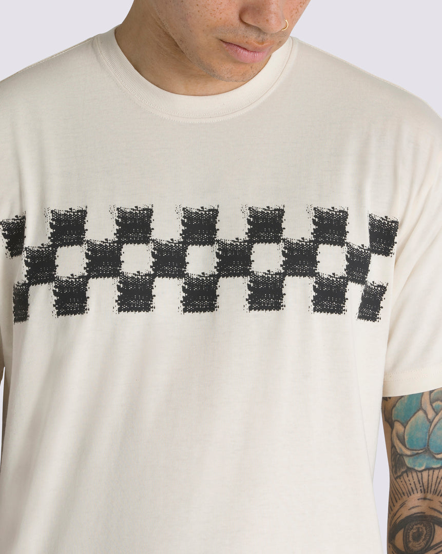 Checkerboard short sleeve shirt