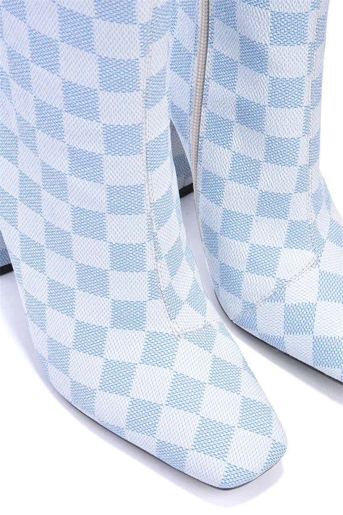 Checkered Booties for Sale